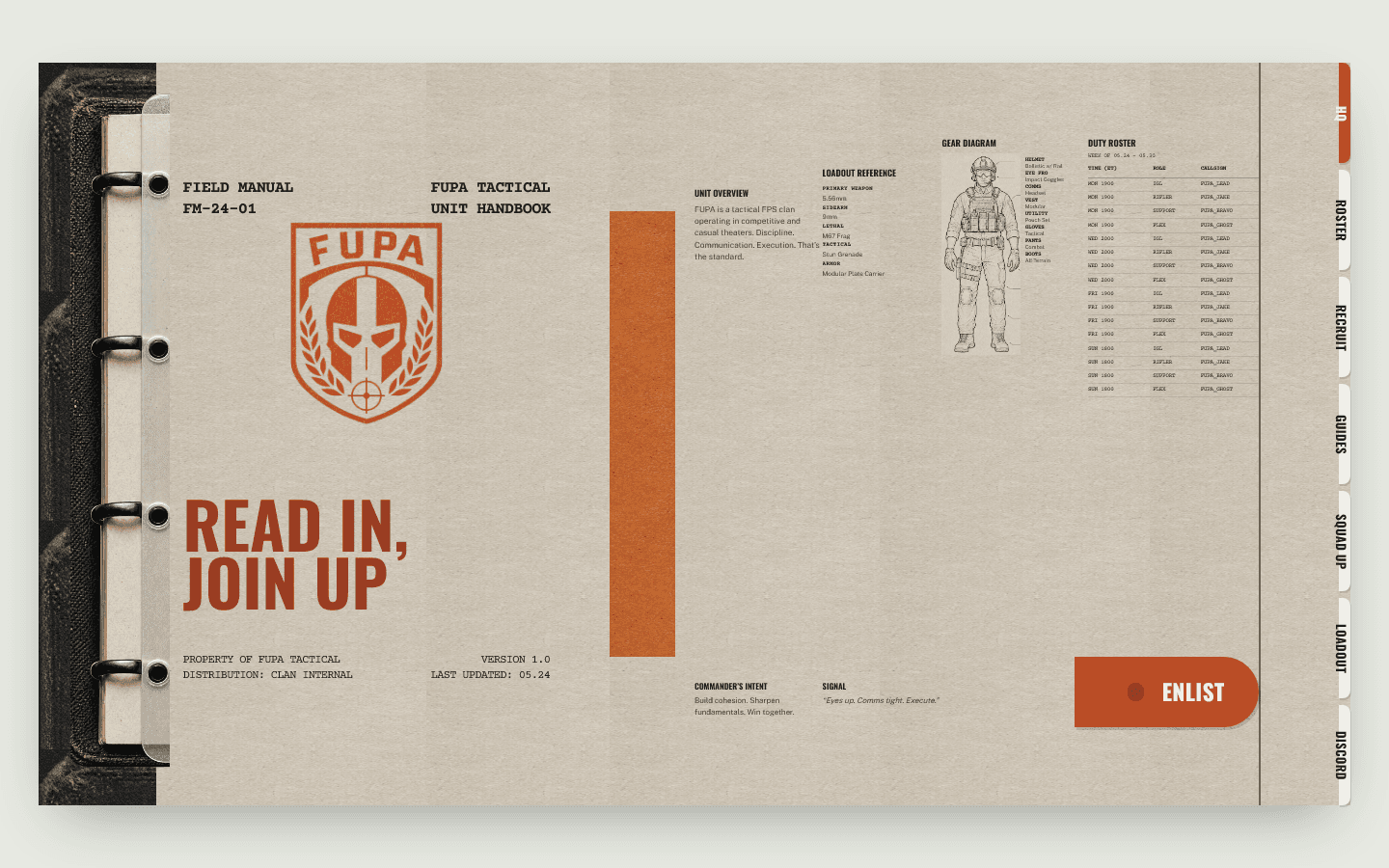 FUPA Wardogs homepage preview